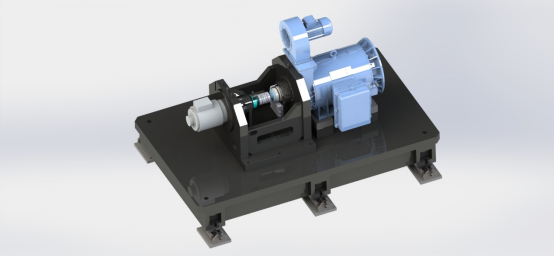 High speed motor testing equipment