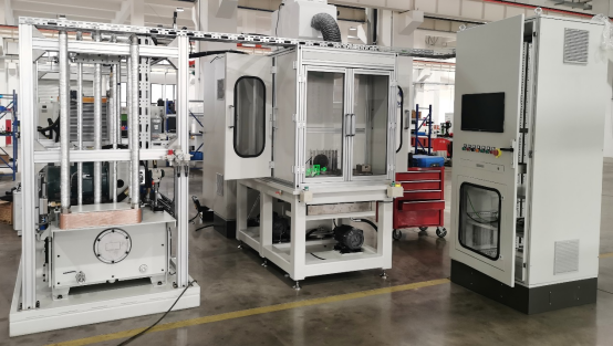 Transmission oil pump performance testing bench