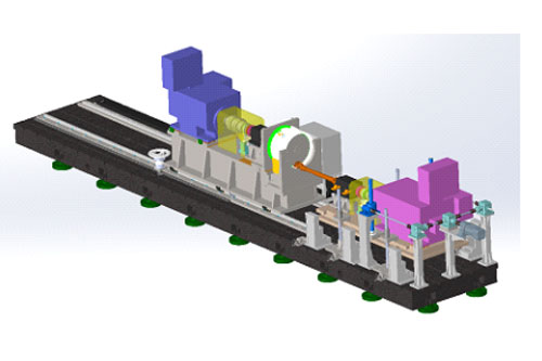 Hydraulic torque converter test bench
