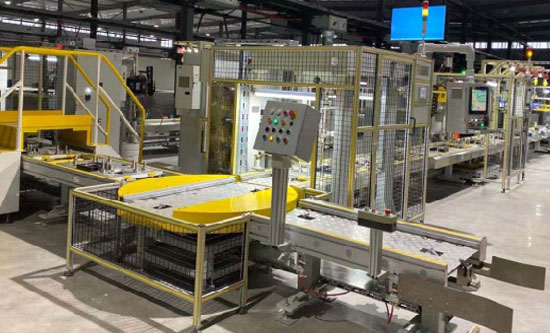 New energy reducer assembly line